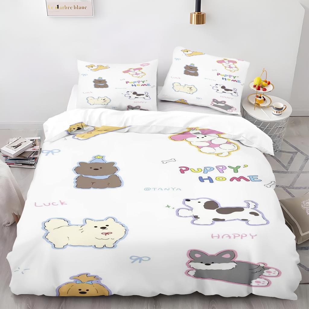 Comforter Cute Animal Cartoon With For Children Room 100% Polyester Bedding Breathable Duvet Custom Made Set Home