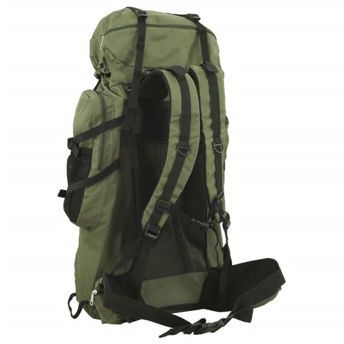 Sac à dos de randonnée - NC - VIDAXL - 100 L - Imperméable - Vert armée
