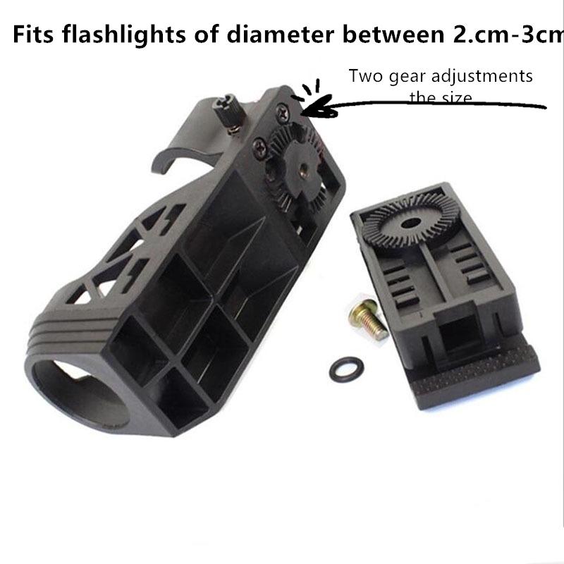 Suport pentru bastoane Toc pentru bastoane rotative de 360 de grade Baston extensibil Cutie cu pulverizare deschisă pentru lanternă Husă pentru instrumente pentru centură de serviciu