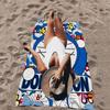 Cartoon D-Doraemons Anime Beach Swimming Towel Soft Absorbent Washcloth Children's Gifts for Kids Travel Camping Gym