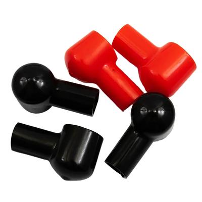 20x Car Battery Terminal Cover Boots Insulating Protective Lug Cap Auto Positive&Negative Dust Covers 12x20mm