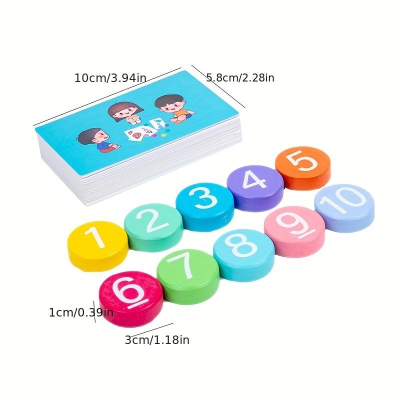Addition And Subtraction Games, Kindergarten And Primary School Math Flashcards, Wooden Teaching Aids, Math Learning And Skill Development
