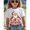 Kinderkleding Grappige Kerst 67 Meme Grafische Print T-shirt Casual Ronde Hals Korte Mouw Sneldrogende T-shirts voor Kinderen
