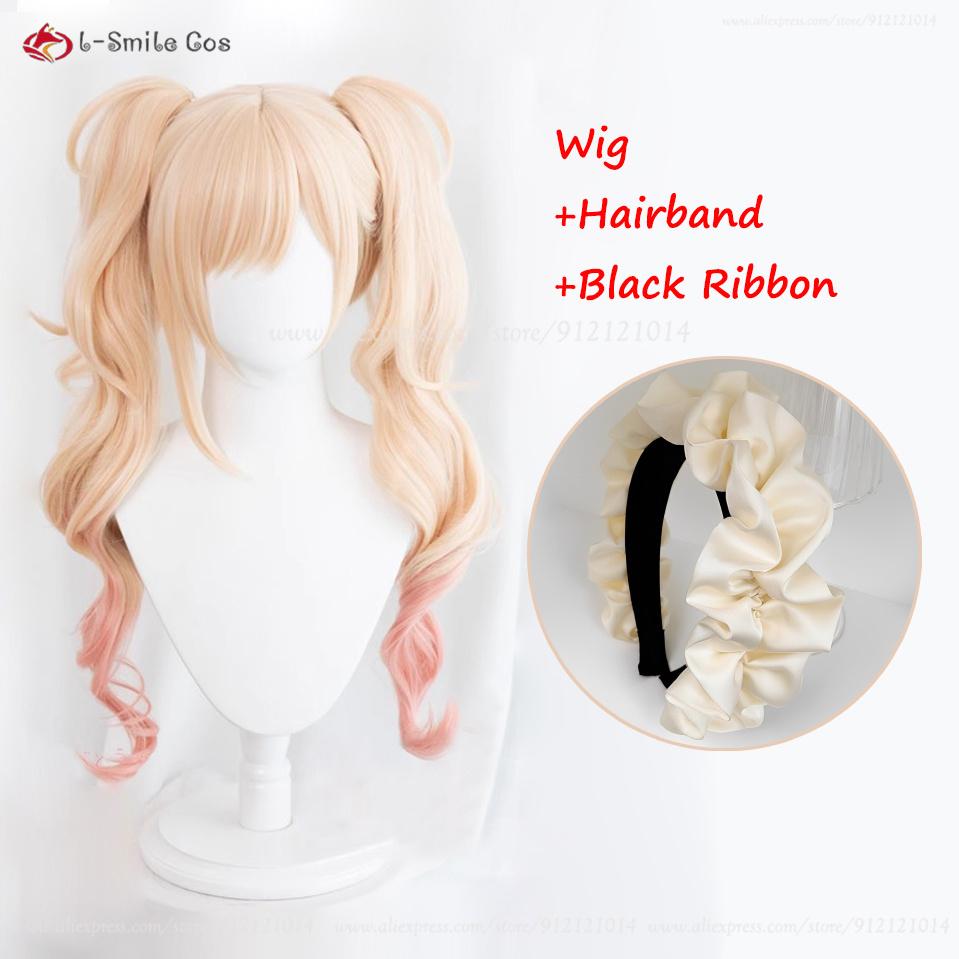 2 Styles Anime Marin Kitagawa Perruque Cosplay Dégradé/ Dégradé Perruques Kitagawa Marin Cheveux Synthétiques Résistants à la Chaleur + Bonnet de Perruque One Size beige