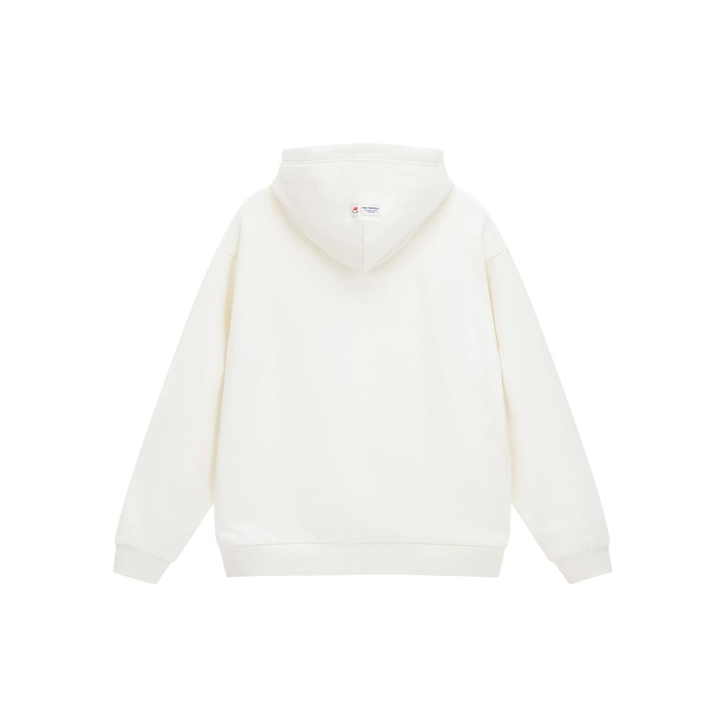 New Balance Sweatshirt Fall Winter Unisex White 5CD38061-IV
