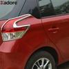 For Toyota Yaris XP150 Hatchback 2014 2015 Chrome Car Rear Tail Light Lamp Cover Trim Taillights Frame Trims Accessories