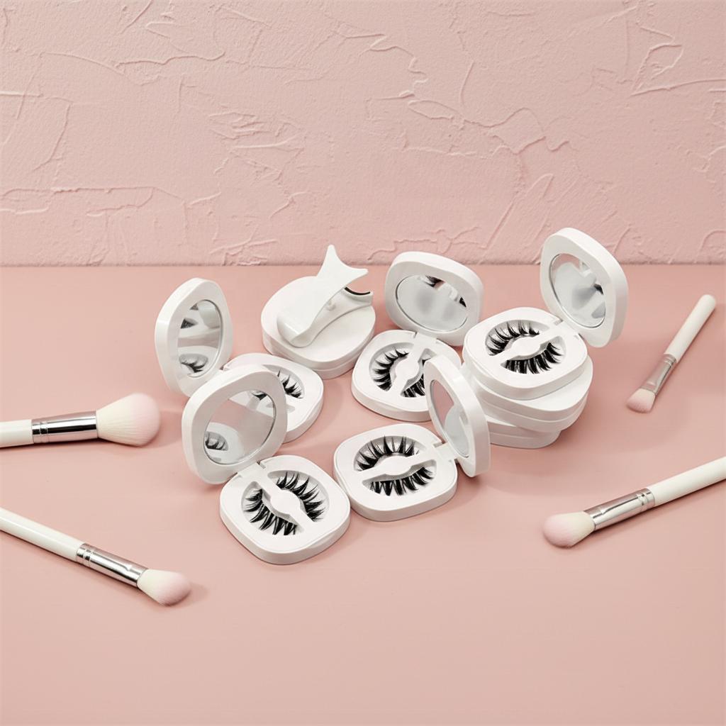 2026 Premium Synthetic Hair Magnetic Eyelashes Handmade No Glue Needed No Eyeliner Soft Magnets Quantum Magnetic Lashes Set
