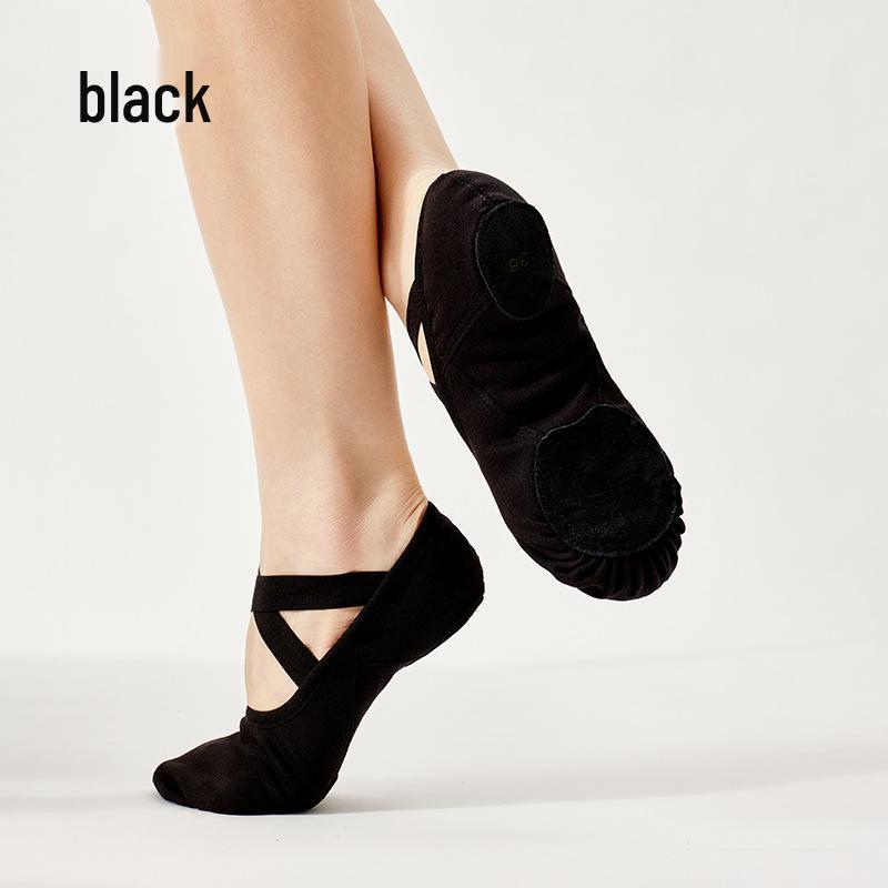 Women's & Men's Stretch Fabric Ballet Dance Shoes - Soft Sole, Cat Paw Design, Ideal for Yoga & Dance Practice