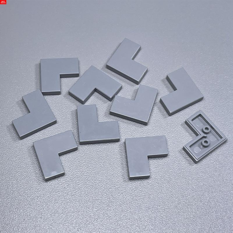 10 Stück/Los MOC Steine Ecke Fliese 2x2 14719 Pädagogische Bausteine Haus Boden Szene Puppen DIY Spielzeug Kinder Geschenke