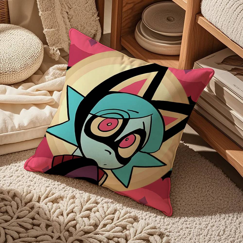 P-Psychocuties Mimi Anime Kissenbezug Komfort Sofa Bett Seidig elegant Unsichtbarer Reißverschluss Kundenspezifischer dekorativer Kissenbezug