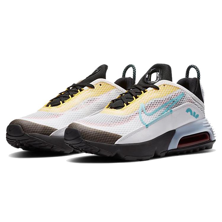 Nike Air Max 2090 White Yellow Aqua GS CJ4066-103