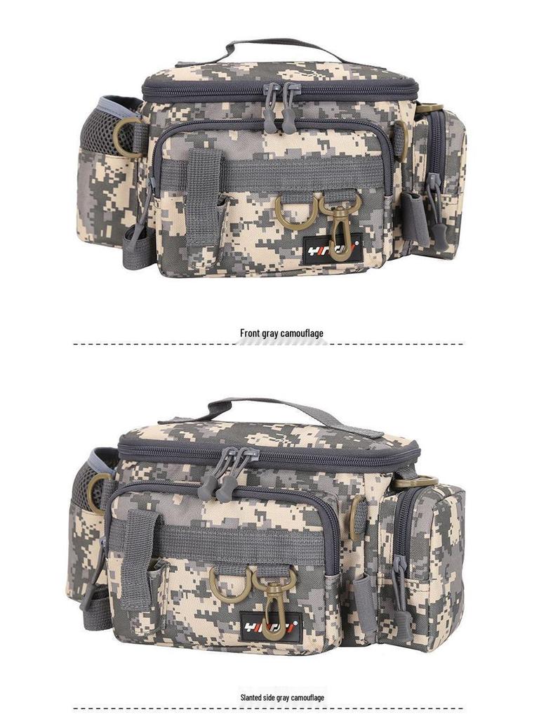 Wasserdichte Multifunktionale Angeltasche: Köder, Rute, Ausrüstung, Taille, Umhängetasche, Einzelschulter