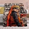 Naruto Anime Flannel Blanket - Soft Warm Perfect for Sofa, Bedding Camping Travel Office Home Decor