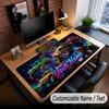 Truck Theme Custom Mouse Pad Personalized With Name Text Customized Desk Mat For Office Home Decor