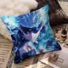 Jujutsu Kaisen Satoru Gojo Cushion Cover Polyester Sofa Cushions Decorative Throw Pillows Home Decoration Pillowcover