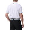 FootJoy Men's White Chest Line Short Sleeve Mock Neck Shirt, Size XL (FJ-S24-S23, 81776-XL)