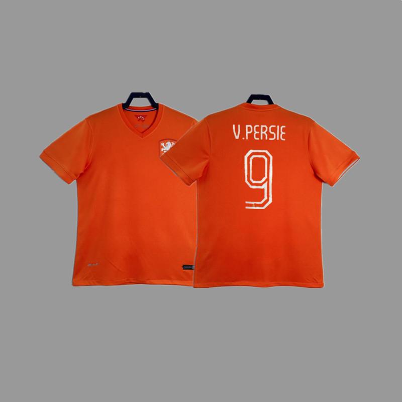 Retro jersey, football jersey, classic nostalgic replica Thai jersey, game training jersey, short-sleeved sportswear.
