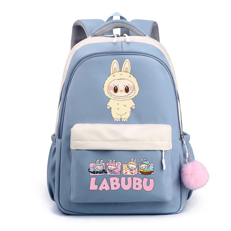 Cute Cartoon Printed Backpack Student Kid Schoolbag Women Large Capacity Waterproof Bookbag Kid Birthday Gift Travel Bag