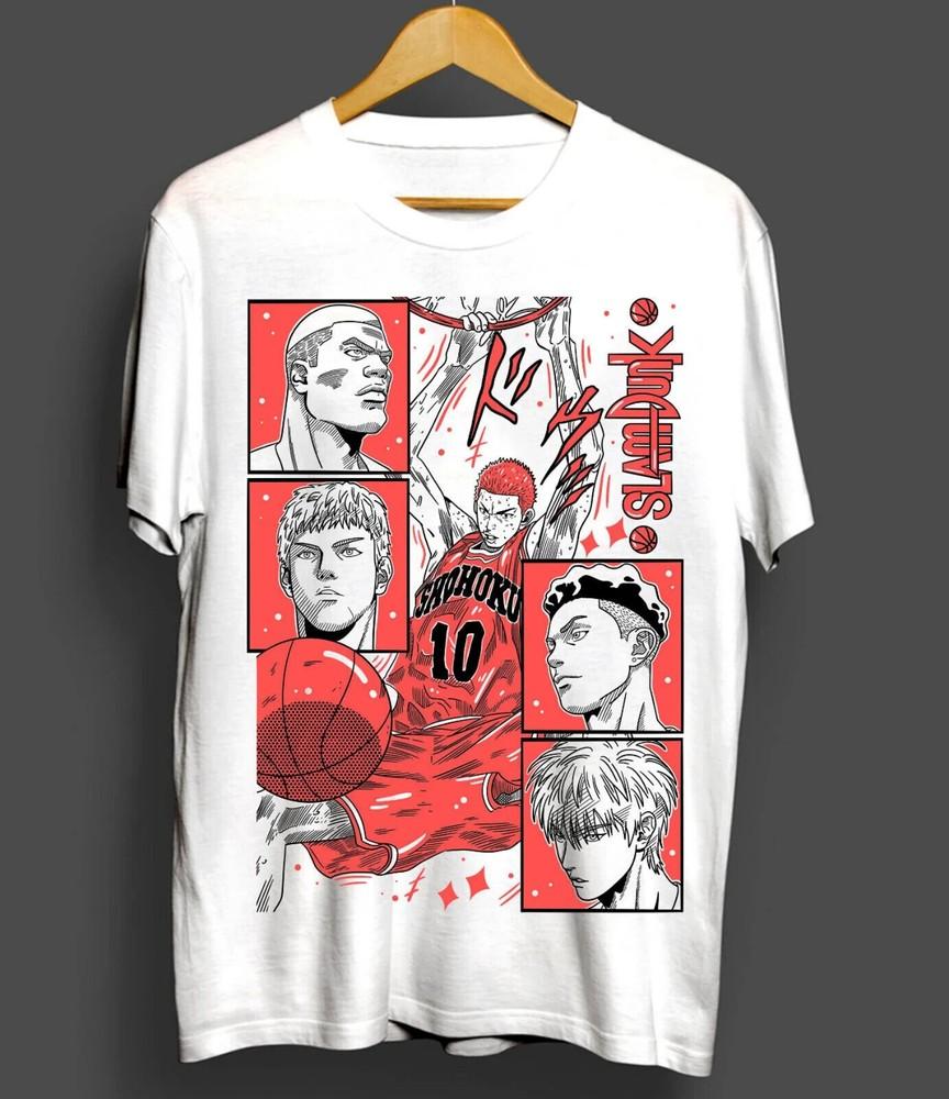 

slamdunk tshirt, slamdunk anime, hanamichi sakuragi Shirt, shohoku shirt, slam d Unisex T-Shirt XXL