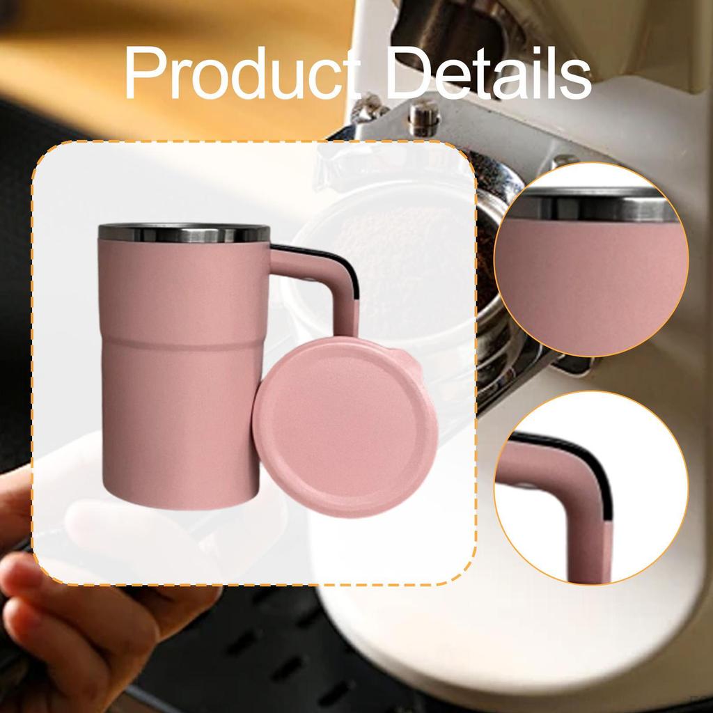 Coffee Mug Automatic Mixing Cup with Lid Portable Versatile Auto Stirring for Tea Protein Powder