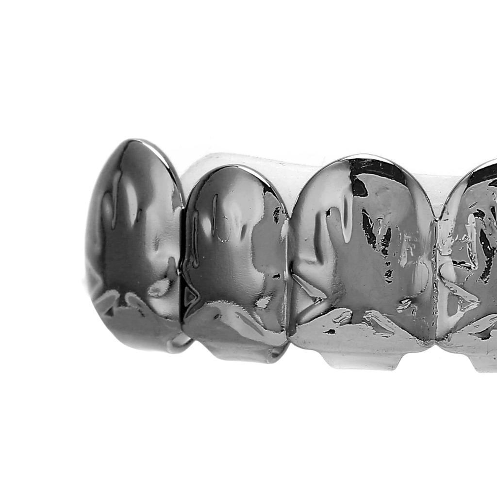 18K Plated Hip Hop Teeth Upper Teeth False Tooth Halloween Festival Tooth Decoration