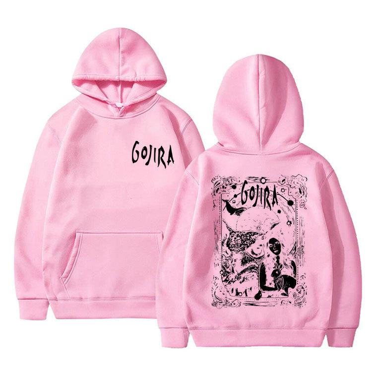Französische Metal-Band Gojira Grafik Hoodie Herren Magma Sweatshirt Herrenmode Bedruckter Hoodie Neuer Pullover Harajuku Hoodie Kleidung