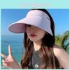 Summer Sun Protection Hat With Large Brim And Breathable Ice Silk For Casual Outdoor Wear