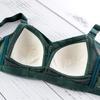 Large Size Bra for Women Thin Full Cup No Steel Ring Anti Sagging and Double Breasted Bra