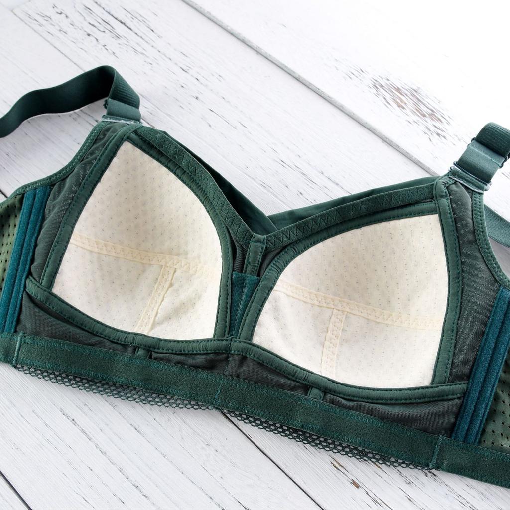 Large Size Bra for Women Thin Full Cup No Steel Ring Anti Sagging and Double Breasted Bra