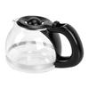 Caraffa di ricambio per Caffettiera in Vetro OST 600ML Manico Nero Sicuro Capacità 4 Tazze Antiesplosione
