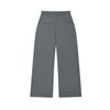 FILA X MAISON KITSUNE Original Fashion Stretch Simple Comfortable Woven Wide-Leg Cool Casual Pants Women pants Green Wood-Gray F11W529803F-DY