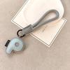 Exquisite Leather Keychain: 26 English Letters - Simple Couple Style Bag Charm, Ideal Small Gift