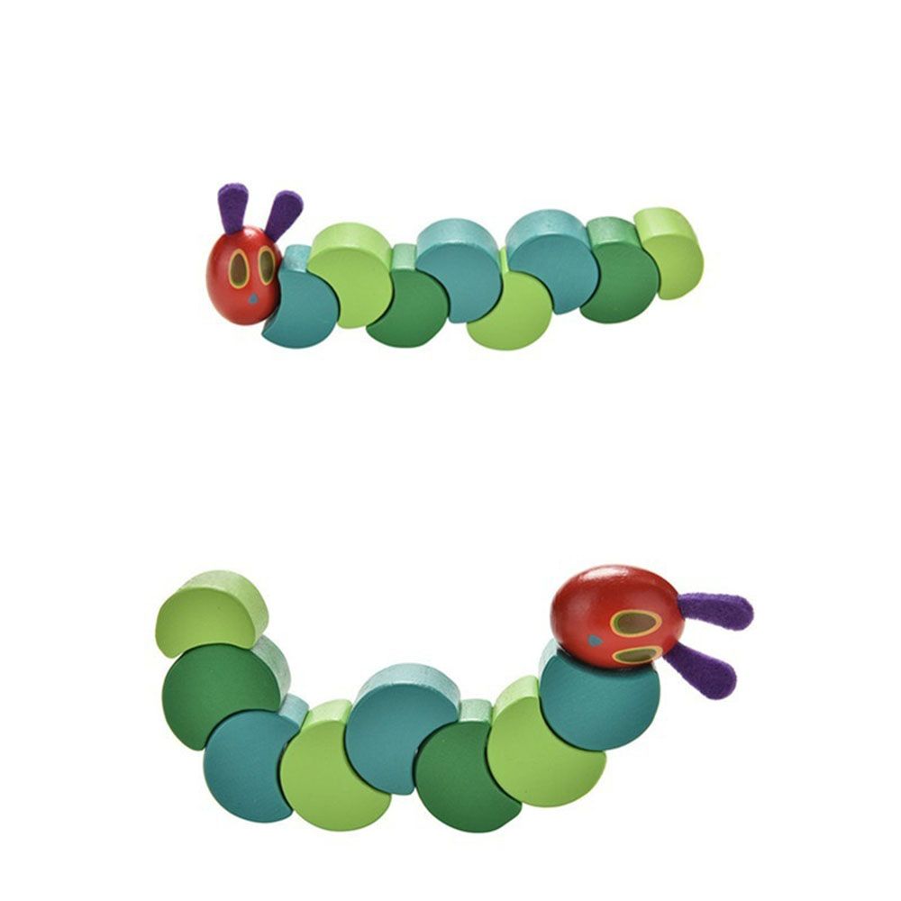 

Kid Fingers Flexible Anime Caterpillar Toy Wooden Blocks Insects разноцветный