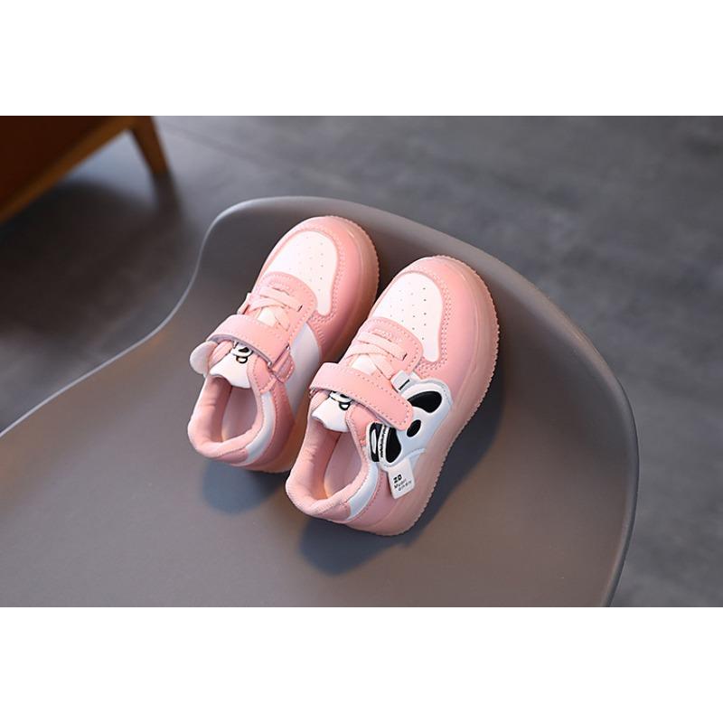 Baby Panda Cartoon Board Shoes LED Light-Up Casual Sneakers for Toddlers & Children Casual Cool Kids Shoes Everyday Sneakers