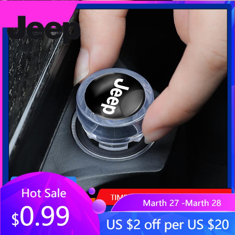 Pro auto Jeep Kryt zapalovače do auta Prachotěsný ozdobný kryt Pro Jeep Grand Cherokee Wrangler JK Gladiator Compass Renegade