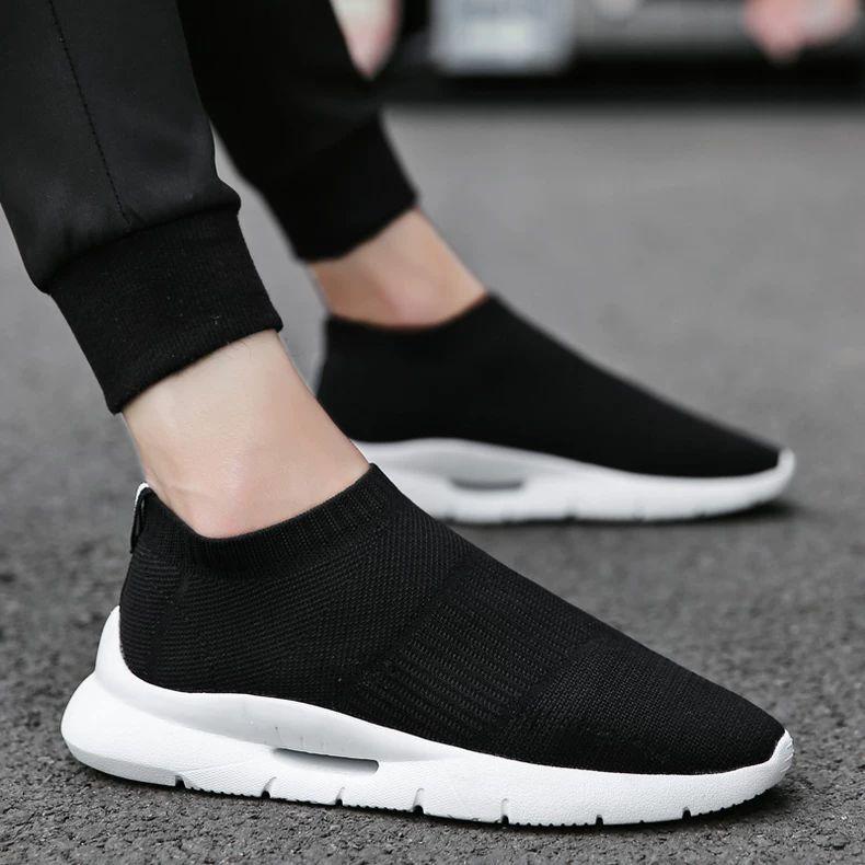 Fashion Breathable Sports Shoes for Men Plain Outdoor Shoe In Promotion High Quality Simple Spring and Autumn Wide Man Casual Sneaker