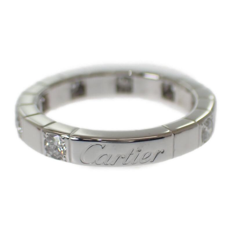 CARTIER B4048400 #7(JP Size) ring K18 white gold/diamond Women