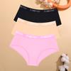 3Pcs Cotton Seamless Underwear Sexy Letter Belt Panties Low Waist Stretchy Briefs Female Breathable Sports Soft Lingerie