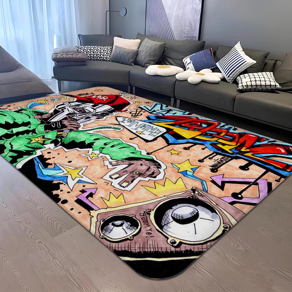 MF DOOM Room Mats Anti-slip Absorb Water Long Strip Cushion Bedroon Mat Welcome Doormat