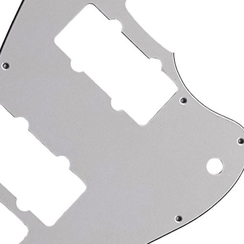 Guitar Pickguard for Squier Affinity Jazzmaster Guitar Pickguard Scratch Plate (3-Ply White)
