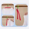 Dopamine Folding Clothes Hangers Anti-Slip Rotatable Clothes Drying Rack Space Saving Plastic Clothes Holders Travel