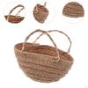 1/12 Dollhouse Hand Woven Bag Mini DIY Model Micro Landscape Ornament Miniature Storage Basket