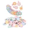 Cute Floral Pet Hair Clips Six Petal Flower Funny Dorable Decorative Pet Flower Headwear