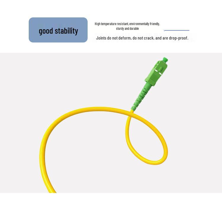 Telecom-Grade 1x2 SC/APC Splitter Fiber Optic Patch Cord