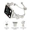 Watchband For Apple Watch Series 11 10 42mm/9 8 7 41mm/SE3 SE2 SE 6 5 4 40mm/3 2 1 38mm Heart Clover Zinc Alloy Metal Strap