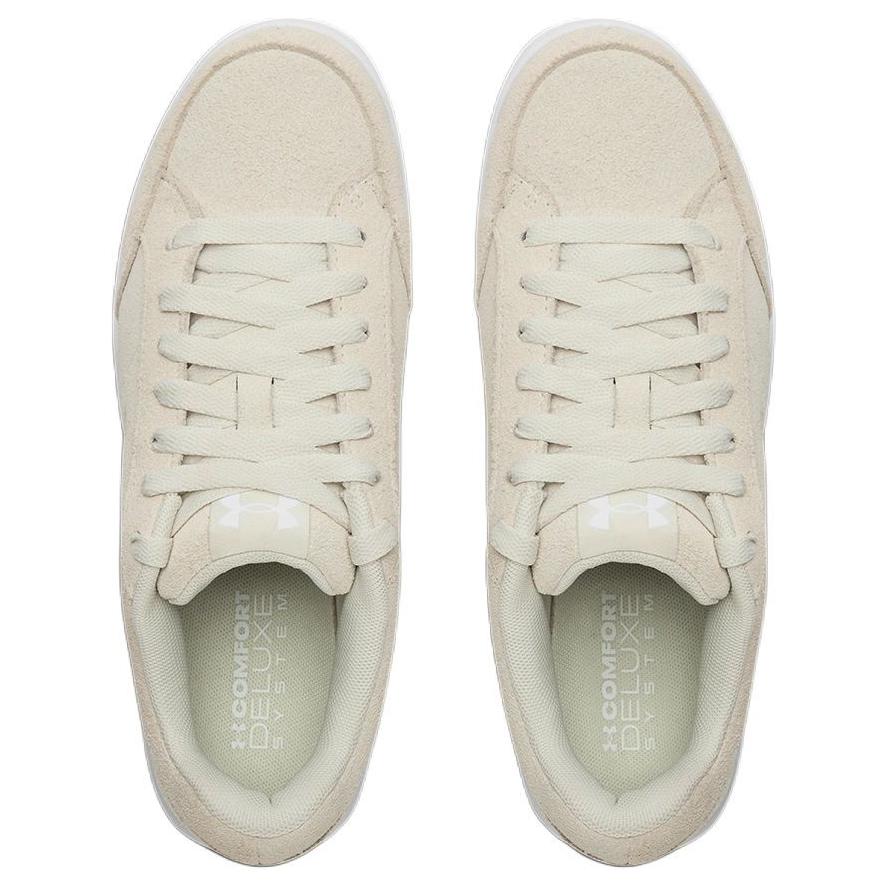 Under Armour Official Suede White Quartz Women Sneakers Cream 3028636-100