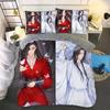 H-Heaven Official’s Blessing Print Bedding Set 3D Character Duvet Cover Set With Pillowcase Twin Full Queen King Bedclothes
