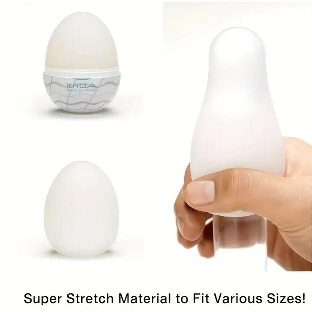 Easy Beat Egg Mini Portable Masturbation Egg Cup Realistic Vagina Male Masturbator Standard Egg Type Various Sets Male Pleasure Massager