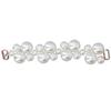 10pcs Pearl Bag Chain with Metal Clasp Polishing Process Exquisite Pearl Chain Strap for Cell Phone
