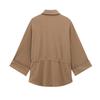 European & American Women's Drapey Lapel Shirt and Pants Set - Spring Casual Fashion